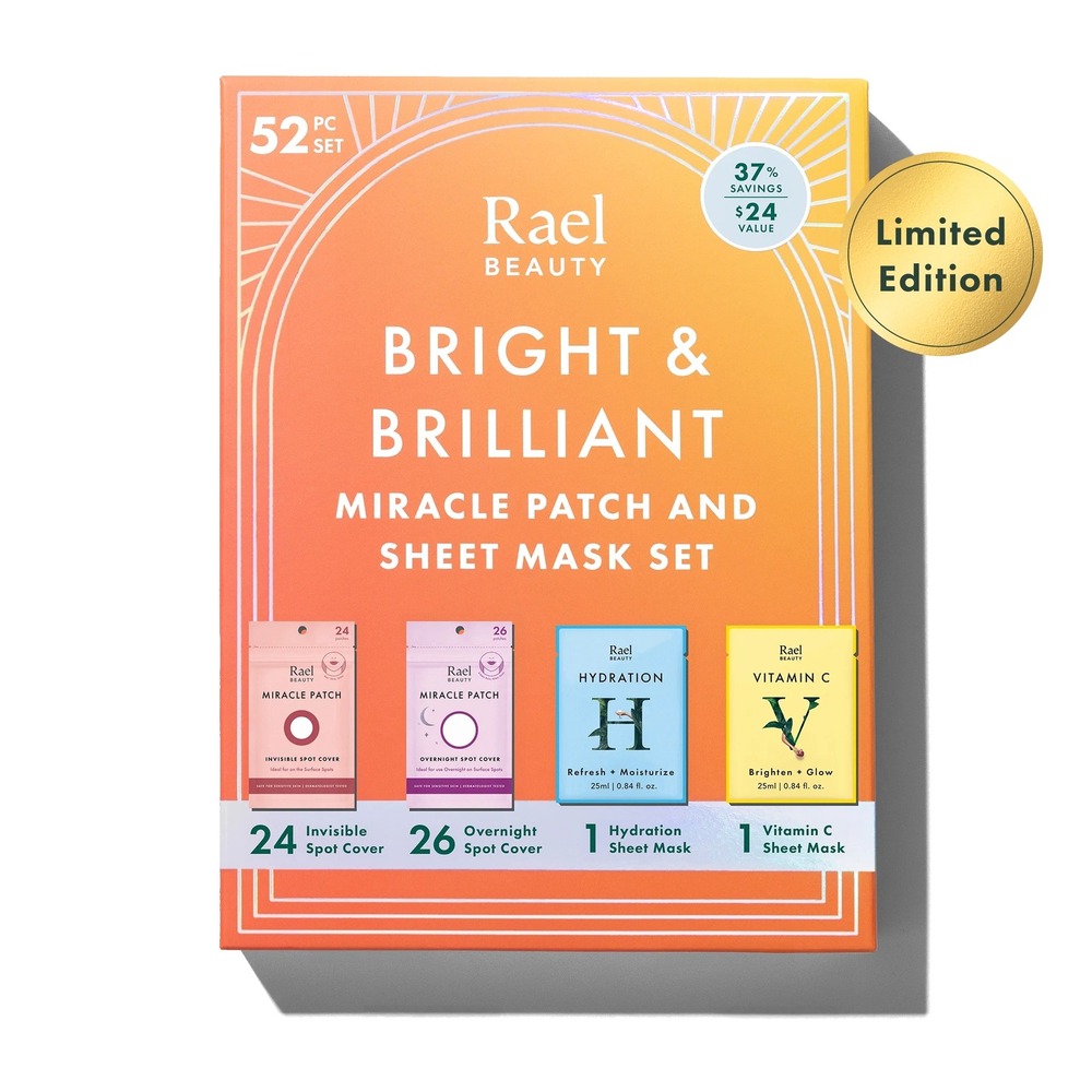 Rael Beauty‎ Bright Brilliant Miracle Patch Sheet Mask Set 52pc Limited Edition